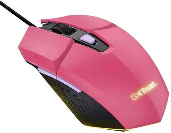 Мышь компьютерная проводная Trust GXT 109 Felox RGB Pink 25068_TRUST розовая Киев