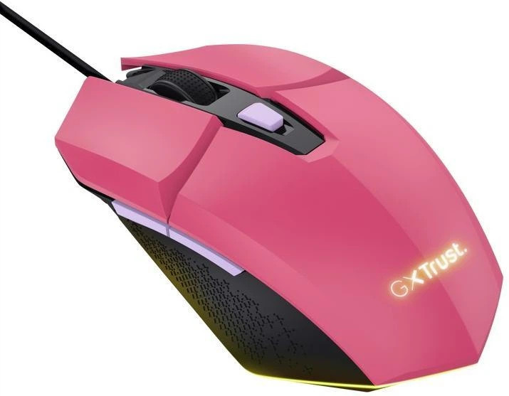 Мышь компьютерная проводная Trust GXT 109 Felox RGB Pink 25068_TRUST розовая Киев - изображение 2
