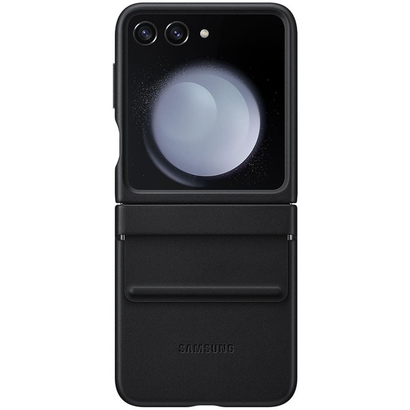 Кожаный чехол Leather Case (AAA) для Samsung Galaxy Z Flip5 Херсон - зображення 1