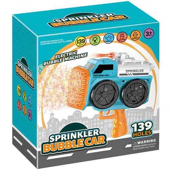 Уценка Пистолет с мыльными пузырями SHT KB1295 Truck на 139 отверстий + 2xbottle 60ml Херсон
