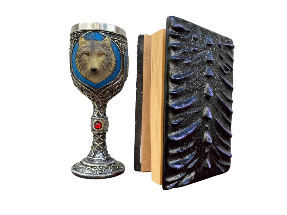 Подарочный набор Бокал 3 Волка и Блокнот 3 «Око Иллюзий» Київ - зображення 2
