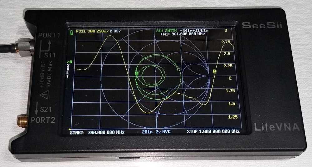 Антенна 680-2700 МГц 8 дБ, до 30 Вт, 32 см, RG 174 1 м, SMA-male (штырь). Смотрите графики КСВ, Днепр - изображение 4