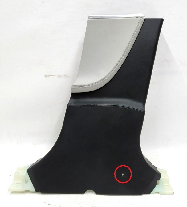 1Облицовка стойки B нижняя правая PVC GREY с повреждением Tesla model S 1024686-09-C Київ - зображення 1