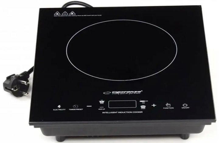 Плита электрическая настольная Esperanza Versuvius EKH009 2000 Вт Київ - зображення 1