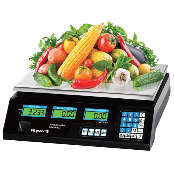 Ваги торгові 40 кг Vilgrand VES-4V-40 Київ - зображення 1