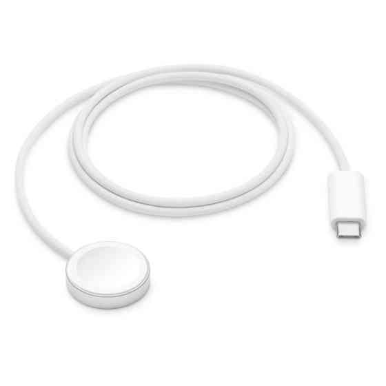 БЗП Apple Watch Magnetic Fast Charger to USB-C cable 1m White Харків