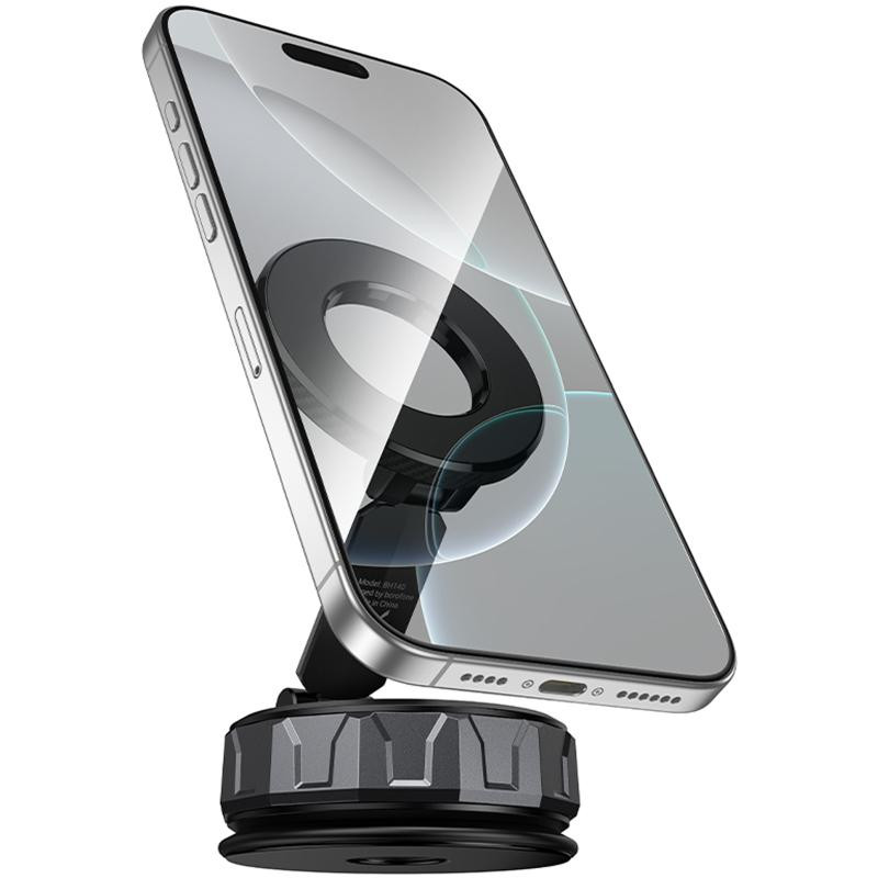 Автодержатель Borofone BH140 Gloria Vacuum Suction Magnetic (center console) Херсон - изображение 3