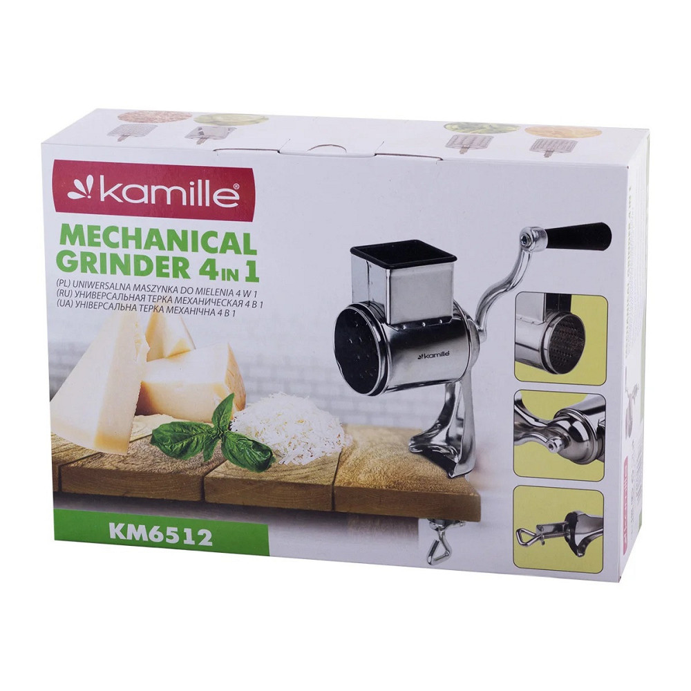 Универсальная механическая терка 4 в 1 Kamille KM 6512 Одеса - зображення 7