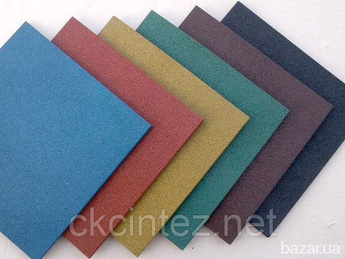 Резиновая плитка 500x500 мм, 12 мм Киев - изображение 1