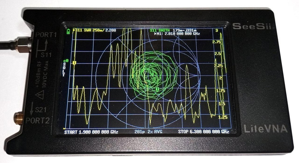 FPC-антенна 2010-2980/3990-5990MHz 4-6dBi, кабель RG178 20 см, RP SMA-male (штырь), на липучке Дніпро - зображення 2