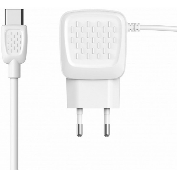 Мережевий зарядний пристрій Jellico C26 2USB 2.1A + Type-C cable White (Код товару:16305) Харків - зображення 5