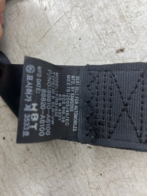 Ремень безопасности передний левый Hyundai I30 GD 1.6 DIESEL D4FB 2011 (б/у) Киев - изображение 5