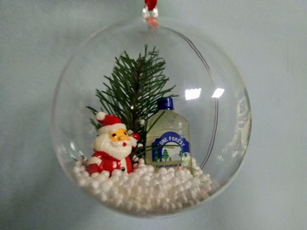 Шар (основа) разъёмный для новогодней игрушки, 10 см – Идеального качества! Киев - изображение 7