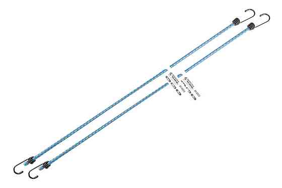 Стяжка груза MASTERTOOL резиновая Ø 8 мм 150 см набор 2 шт 81-0323 Харків