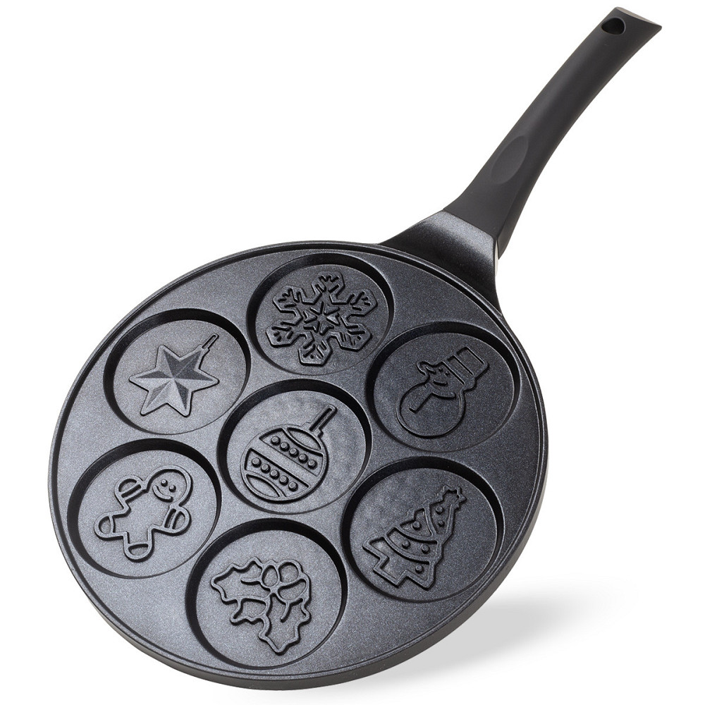 Сковорода для блинов и панкейков Kamille Christmas Pancake 26см Одеса - зображення 2