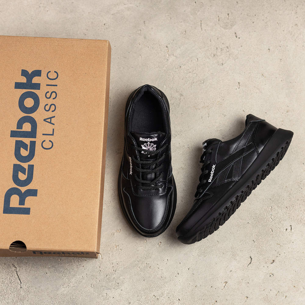 Підліткові шкіряні кросівки Classic Black Київ - зображення 11