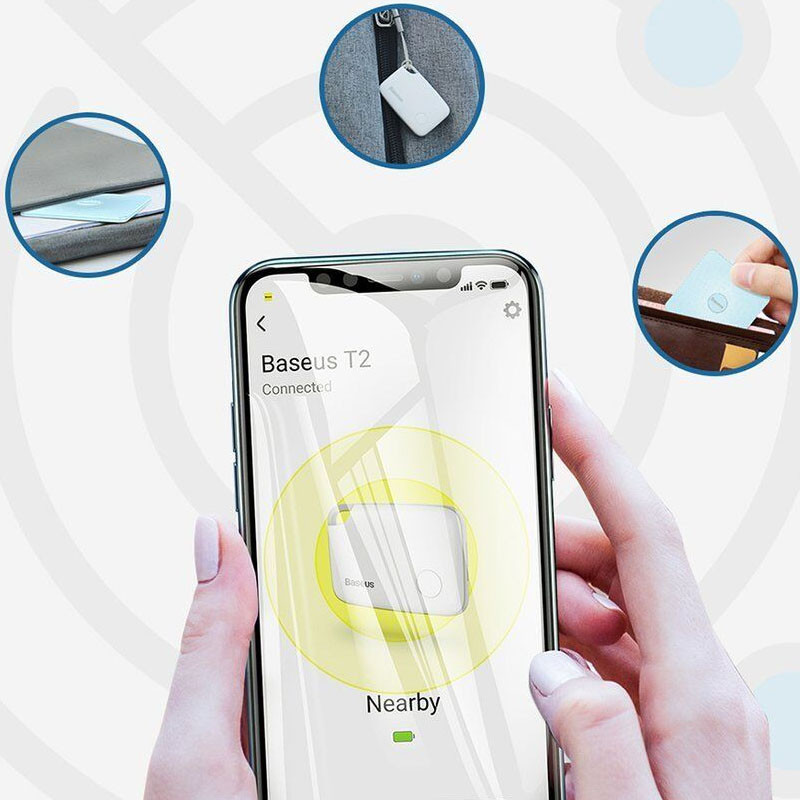 Трекер-брелок Baseus Intelligent T2 ropetype anti-loss device (ZLFDQT2-0) Херсон - зображення 8