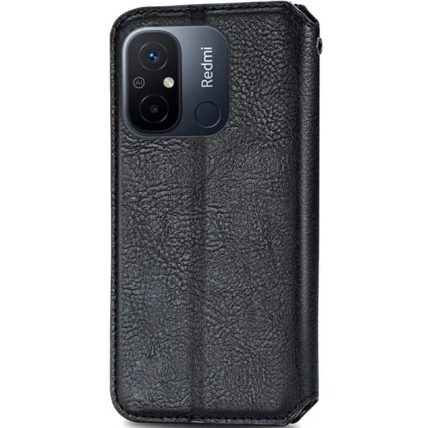 Чохол-книжка Getman Cubic для Xiaomi Redmi 12C/11A/Poco C55 Чорний (Код товару:32775) Харьков - изображение 2
