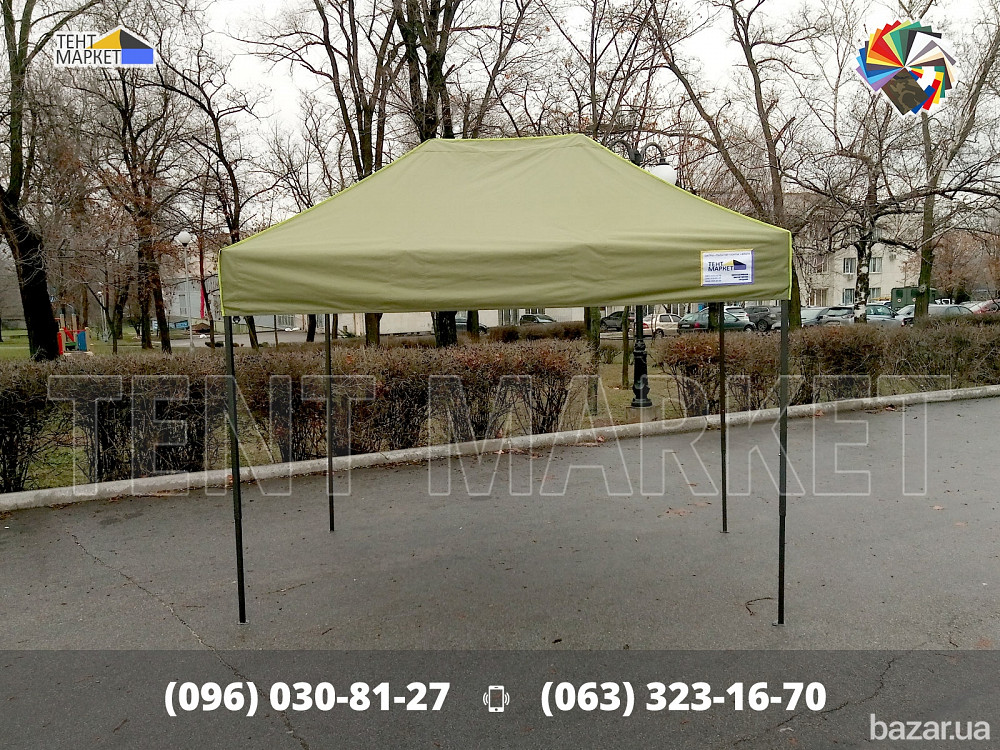 Купол Тент 3х2 запасний брезент на розсувний торговий шатер трансформер Виготовлення Пошиття Продаж Запорожье - изображение 7