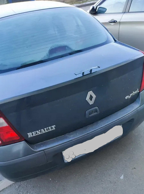 Мини Спойлер на авто Белый с усиленным скотчем Киев - изображение 2