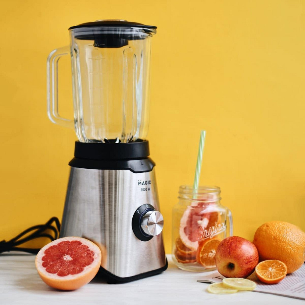 Блендер со стеклянной чашей MAGIO MG-651 Київ - зображення 3