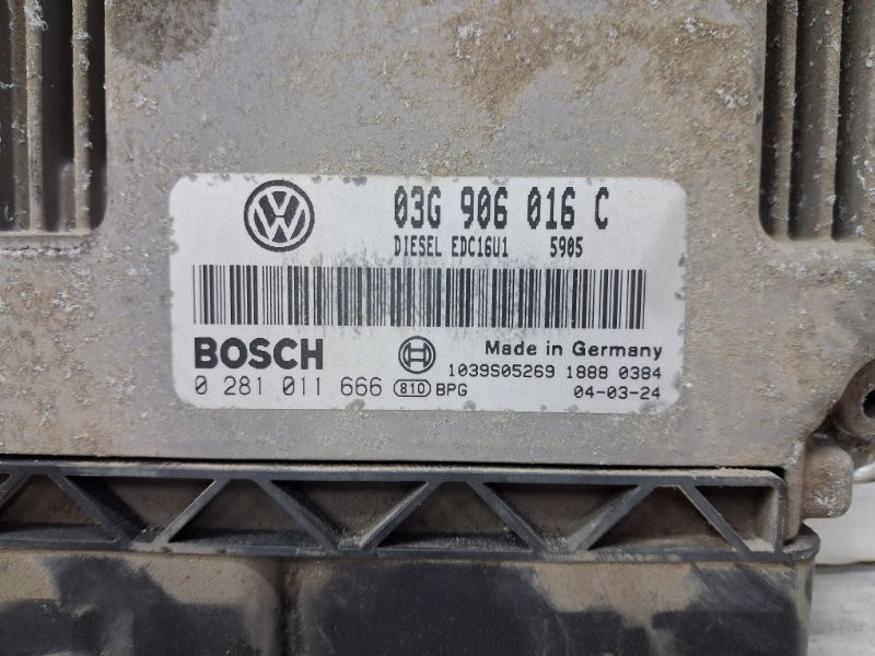 Блок управления двигателем Volkswagen Caddy 2K 1.9 DIESEL BJB 2003 (б/у) Київ - зображення 4
