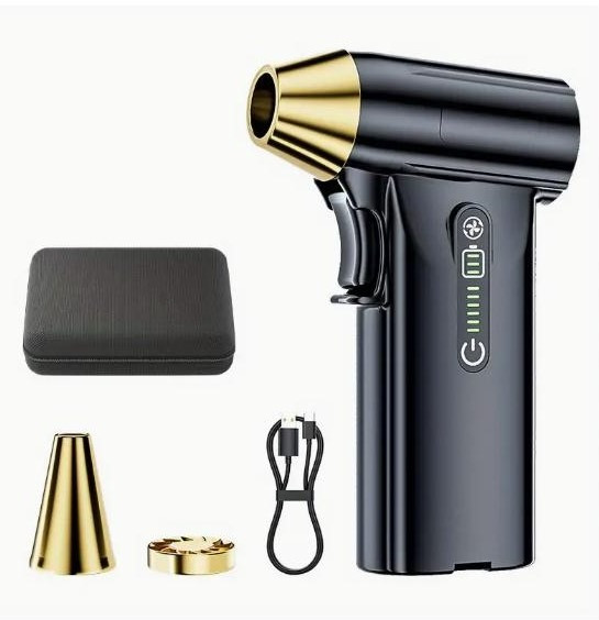 Портативний турбінний вентилятор 130 000 об/хв – потужний безщітковий двигун, акумуляторний Київ - зображення 4