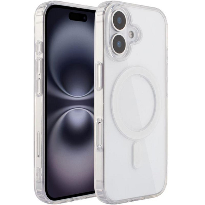 Чехол TPU Clear Case with MagSafe для Apple iPhone 16 (6.1") Херсон - изображение 8