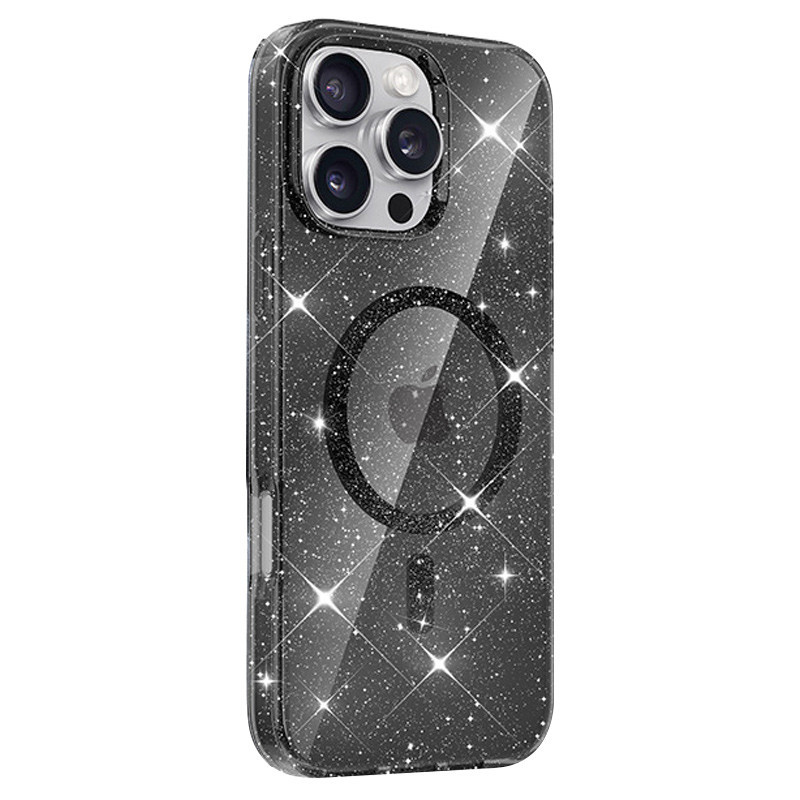 Чехол TPU Eclipse Sparkle (MagFit) для Apple iPhone 16 Pro (6.3") Херсон - зображення 2