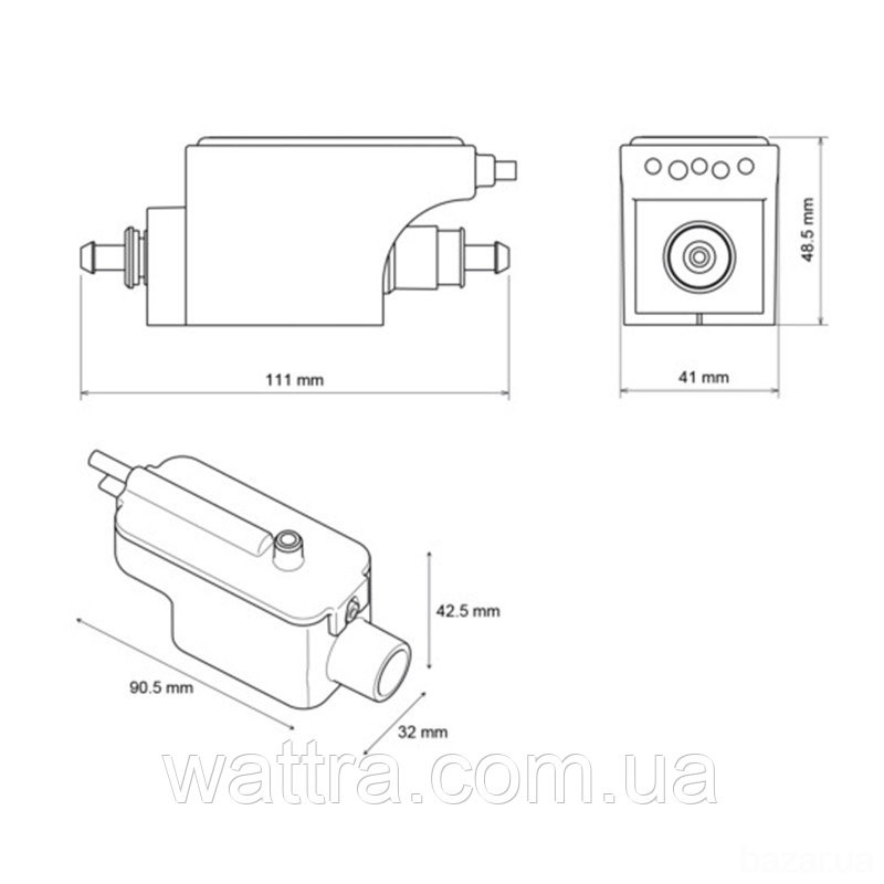 Насос для отвода конденсата SICCOM Maxi Eco Flowatch (дренажный насос для кондиционера) Київ - зображення 2