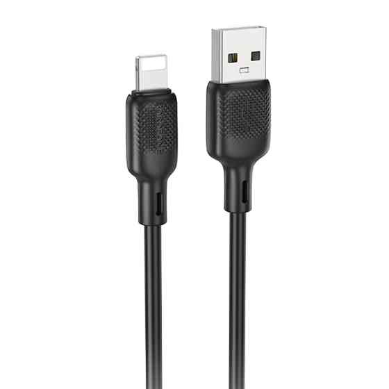Дата кабель Borofone BX113 Lenny USB to Lightning 2.4A (1m) Херсон