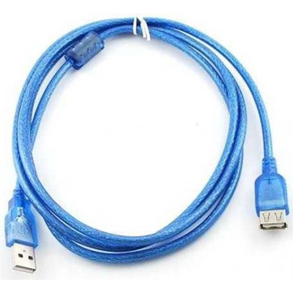 DM USB подовжувач Gresso USB2.0 AM to AF 3m Blue (Код товару:39391) Харків - зображення 1