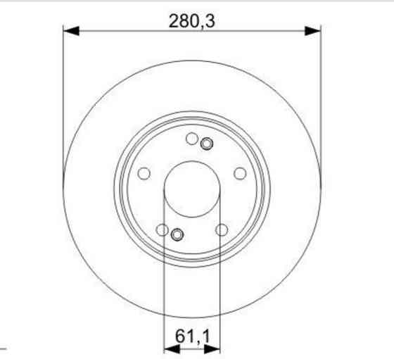 Бу передний тормозной диск Renault Laguna 2, 8200007121, 8671017410 Кропивницький