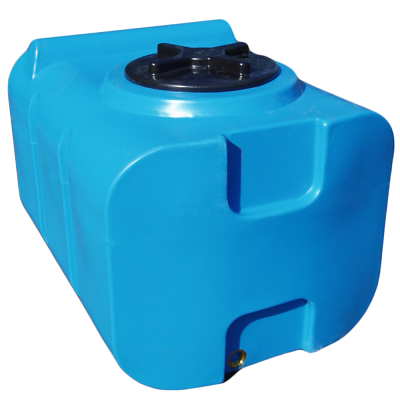 Емкость 100 л квадратная голубая Київ - зображення 1