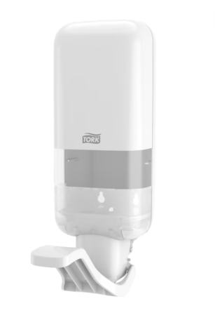 Tork диспенсер локтевой для мыла/дезинферора 1л, белый Київ