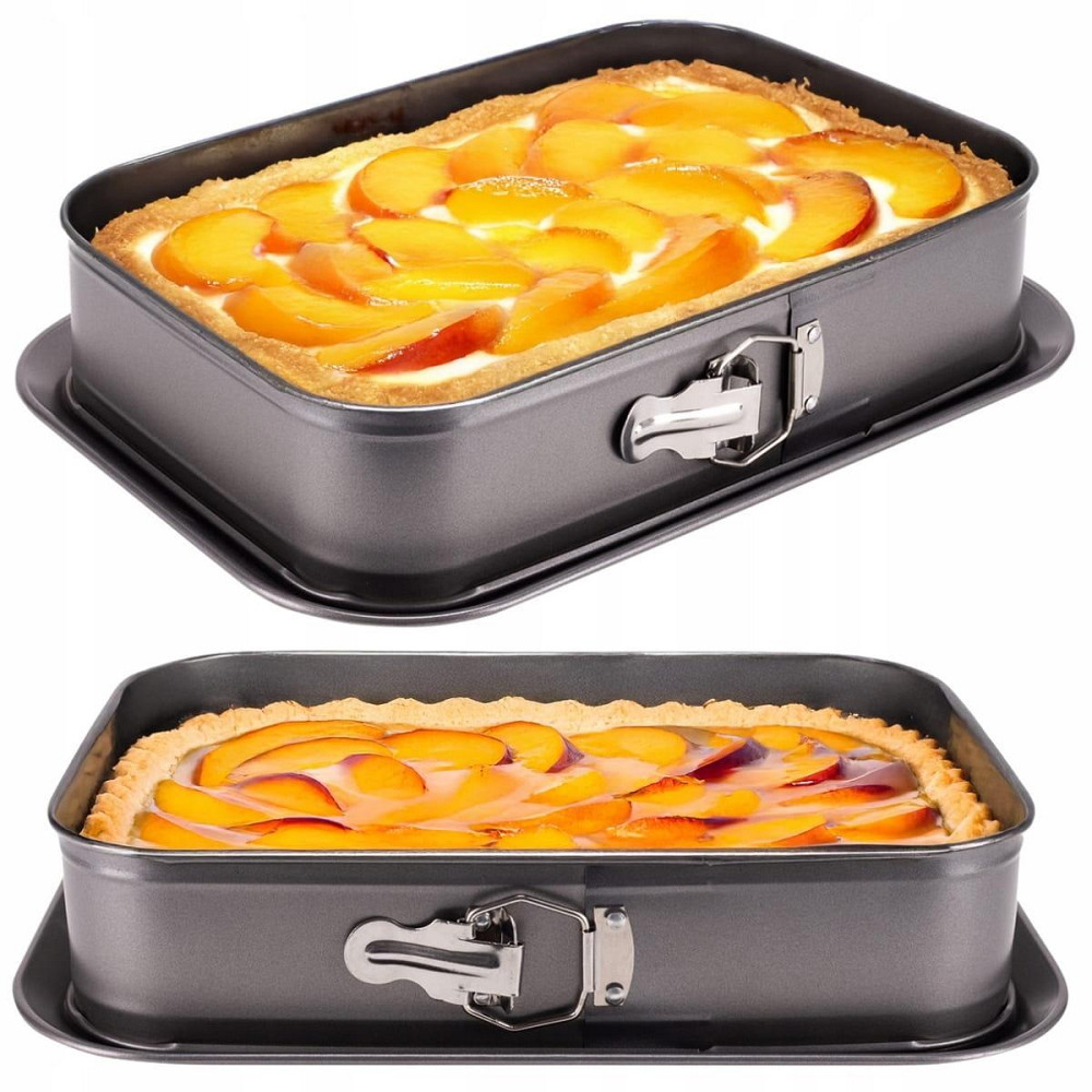 Форма для запекания Kamille 39.5*28*8см из углеродистой стали прямоугольная серая КМ6040 Одесса - изображение 1