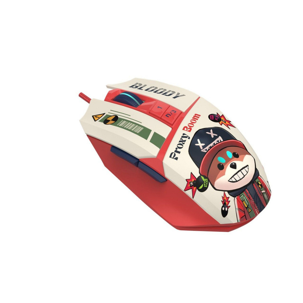 Мышь компьютерная безпроводная Bloody W63 Max Proxy Boom молочная Киев - изображение 7