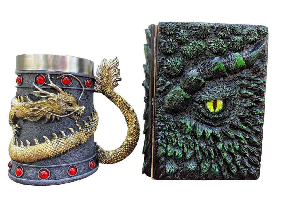 Подарочный набор Кружка 3 Танкард и Блокнот 3 «Око Лесного Дракона» Киев - изображение 1