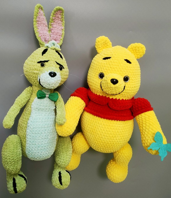 Кролик зайчик іграшка м'яка в'язана з мультфільму ручна робота Нововолинськ - зображення 3