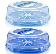 Тортівниця з кришкою Dunya Plastik 30305 30х11 см Київ - зображення 1