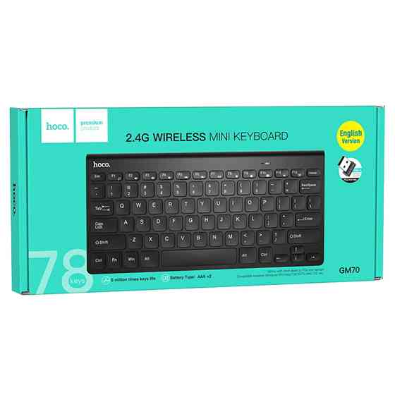 Клавиатура беспроводная Hoco GM70 Dragon mini 2.4G (Ukrainian Version) Херсон