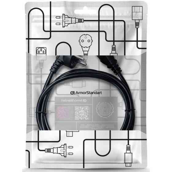Кабель живлення ArmorStandart CEE 7/7 - С13 1.8м black (ARM73121) (Код товару:42291) Харьков