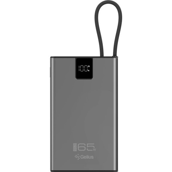 Power Bank Gelius Veyron GP-PB312 20000mAh 65W(QC/PD) Black Харків - зображення 2