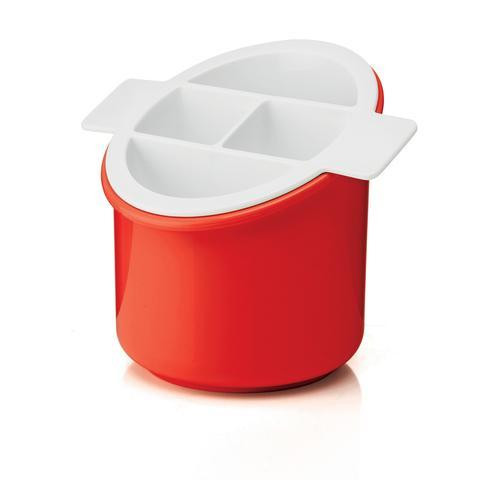Сушарка для столових приладів Guzzini 1345631 17,3х14,8х13,5 см червона Київ - зображення 1