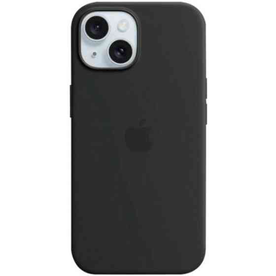 DM Чохол Silicone with MagSafe для iPhone 15 Black Харьков