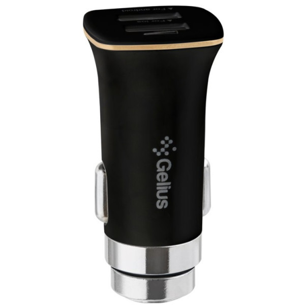 Автомобільний зарядний пристрій Gelius Apollo GP-CC01 15W 3.1A 2USB Black (Код товару:41463) Харків - зображення 1