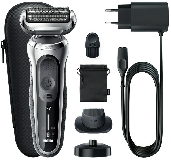 Електробритва Braun Series 7 71-S4200cs-SILVER-BLACK Київ - зображення 1