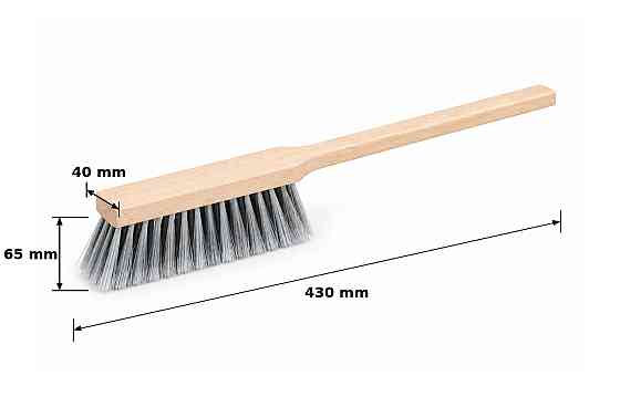 Щетка для сметания MASTERTOOL 5-рядная 430×40×81 мм высота щетины 65 мм полипропиленовая щетина с ра Харків