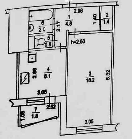 продажа 1-к квартира Киев, Днепровский, 35000 $ Київ