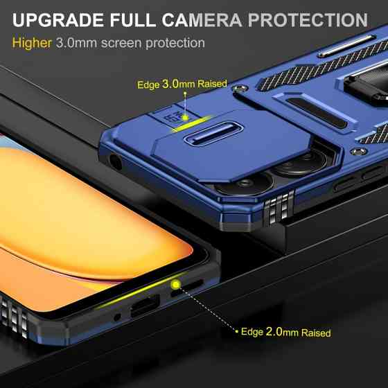 Ударопрочный чехол Camshield Army Ring для Xiaomi Redmi 13C / Poco C65 Херсон